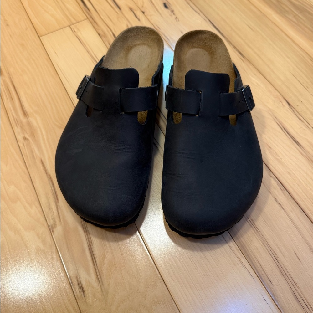 Birkenstock Boston Oiled Leather Clogs